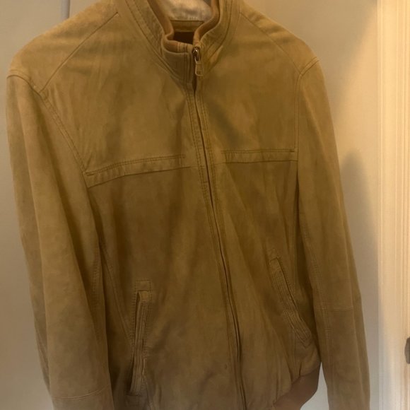 Hugo Boss Suede Bomber Jacket - Picture 4 of 5